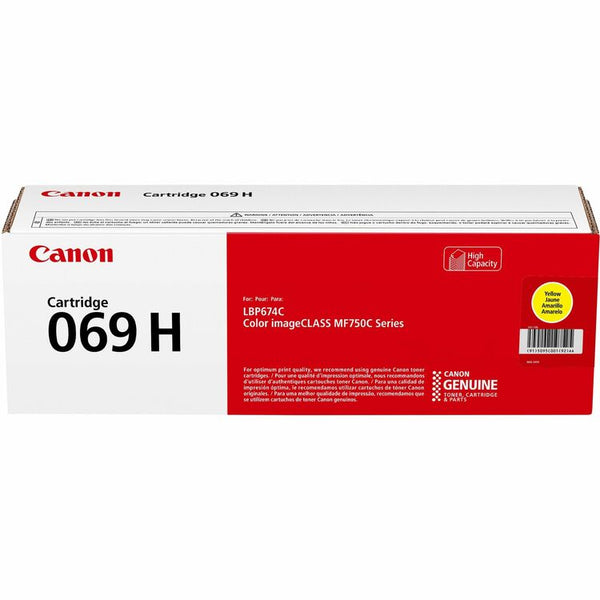 Canon 5095C001 (069H) High-Yield Toner, 5,500 Page-Yield, Yellow (CNMCRTDG069HYW)