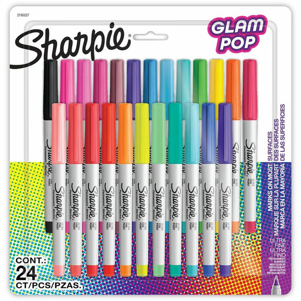 Sanford Glam Pop Permanent Markers (SAN2185227) Pack of 24