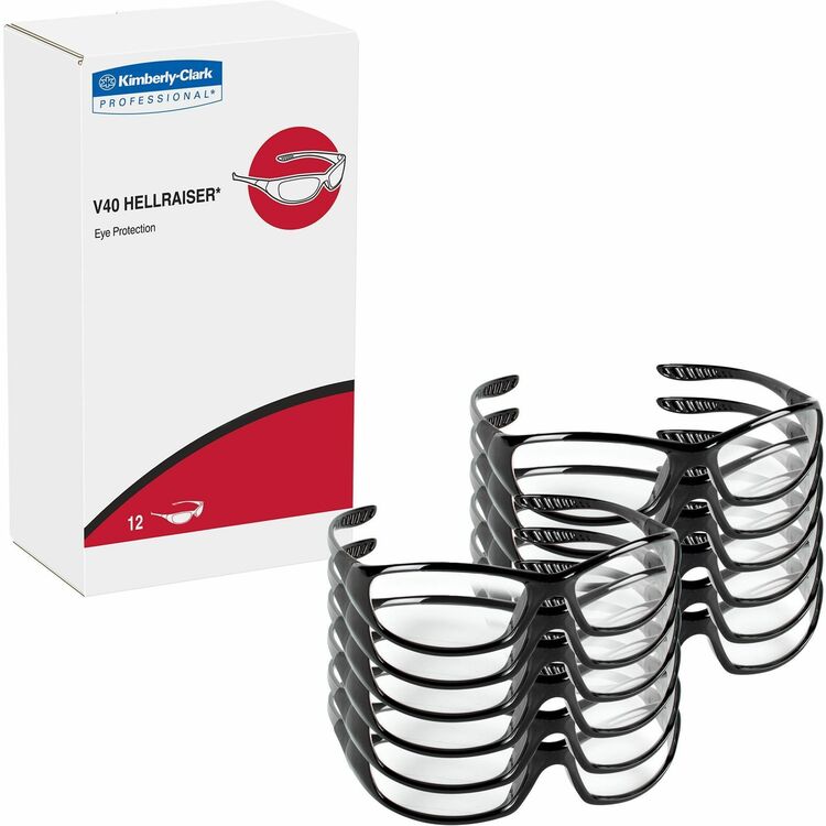 Kleenguard V40 Hellraiser Safety Eyewear, (KCC20539CT) 12/Box 12 Boxes/Carton
