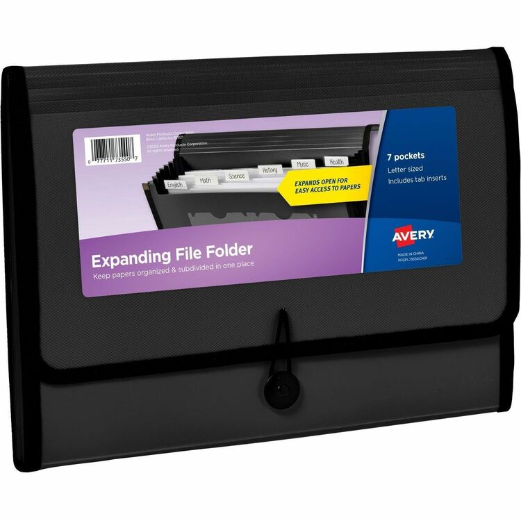 Avery Letter, A4 Expanding File (AVE73550) Each – GoodEarth Products