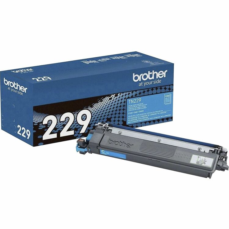 Brother Original Standard Yield Laser Toner Cartridge - Cyan (BRTTN229C) Each
