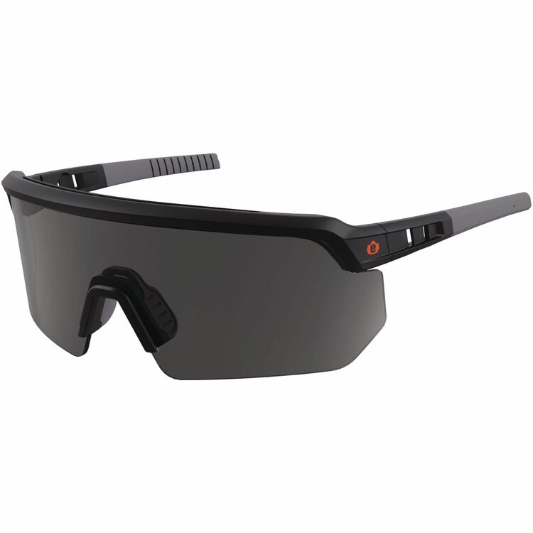 Ergodyne AEGIR Safety Glasses, Matte Black Frame/Smoke Lens (EGO55005) Each