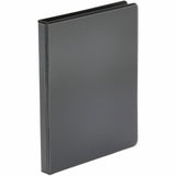 Universal Economy Round Ring View Binder, 3 Rings, 0.5" Capacity, 11 x 8.5, Black (UNV20951) Each