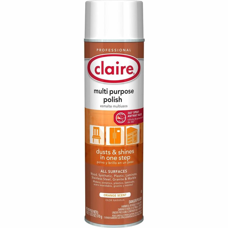 Claire Citra Gloss All Surface Duster/Polish, 18 fl oz (0.6 quart) (CGCCL814) Each