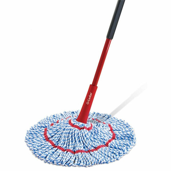 O-Cedar MicroTwist MAX Microfiber Mop, MicroFiber Head, Absorbent, Reusable, Machine Washable, Easy to Use, Comfortable Grip, Refillable, Multi (FHP170630) Each