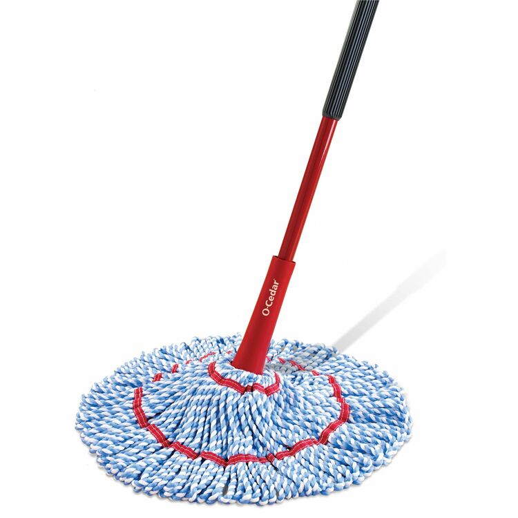 O-Cedar MicroTwist MAX Microfiber Mop, MicroFiber Head, Absorbent, Reusable, Machine Washable, Easy to Use, Comfortable Grip, Refillable, Multi (FHP170630) Each