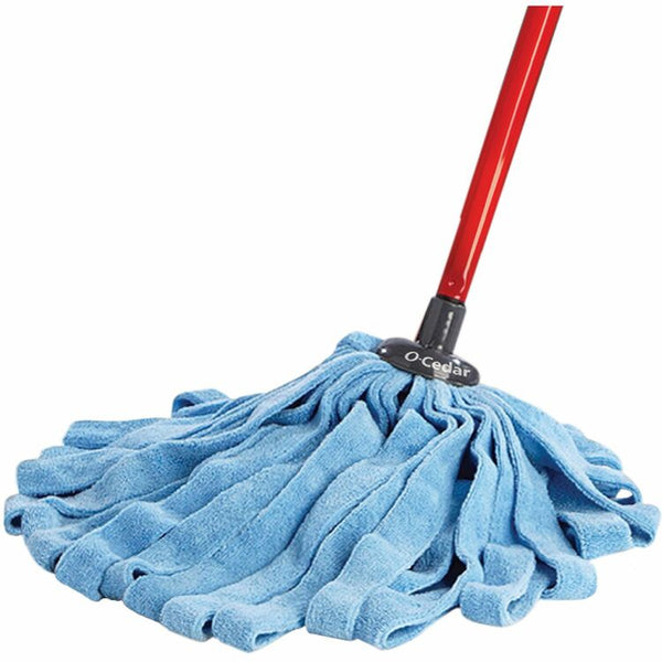 O-Cedar Microfiber Cloth Mop, MicroFiber Head, Absorbent, Soft, Machine Washable, Reusable, Refillable, Multi (FHP133582) Each