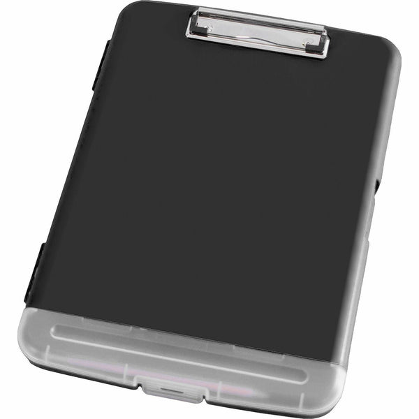 Business Source Storage Clipboard, Storage for 160 Sheet, Plastic, Black (BSN49271) Each