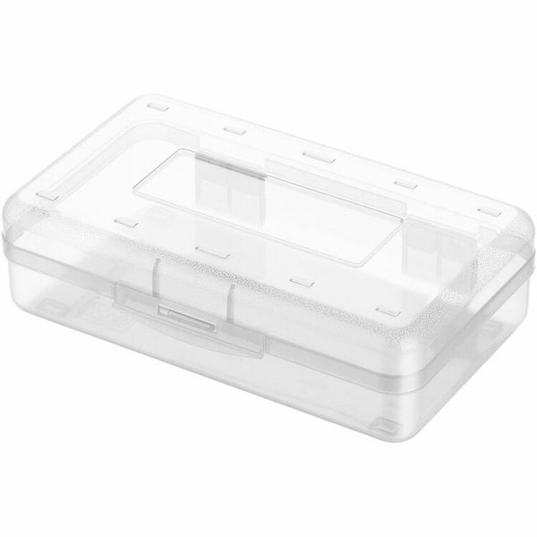 Business Source Carrying Case Pencil, Writing Utensils, Supplies, Clear, Polypropylene Body (BSN49272) Each