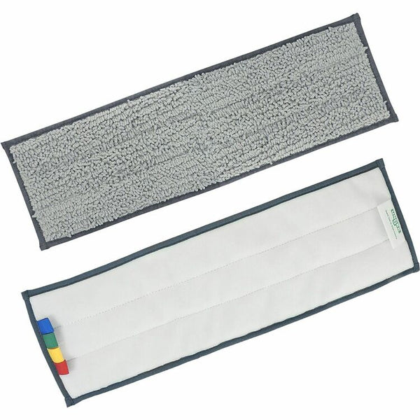 Unger Excella Cleaning Pads, 5/Carton, Mopping, Floor, Durable, MicroFiber, Gray (UNGEF40MCT) Case of 5