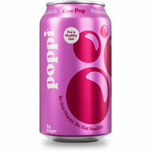Poppi Prebiotic Soda, Ready-to-Drink, 12 fl oz (355 mL), 12/Carton (POI50012) Case of 12