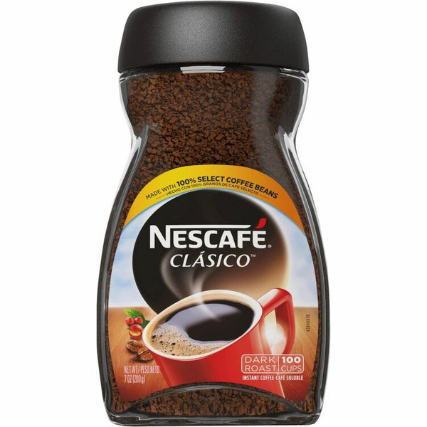 Nescafe Clasico Dark Roast Instant Coffee, Dark (NES46123)