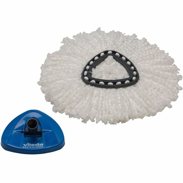 Vileda Professional UltraSpin Mini Mophead, 14" Length, MicroFiber, White, 1Each (VLD152901) Each