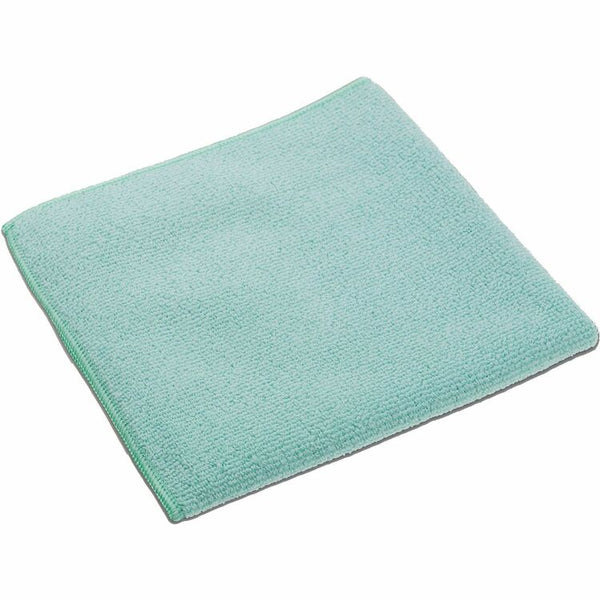 Vileda Professional MicroTuff Microfiber Cloths, Cloth, 14" Width x 14" Length, 20/Pack, Green (VLD166942) Pack of 20