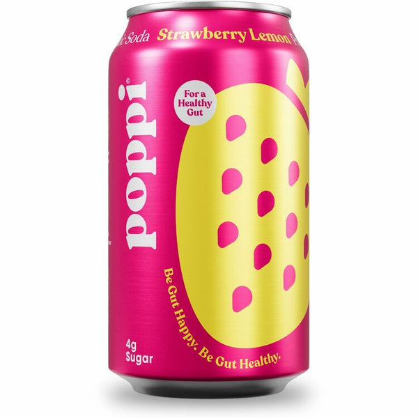 Poppi Prebiotic Soda, Ready-to-Drink, 12 fl oz (355 mL), 12/Carton (POI50006) Case of 12