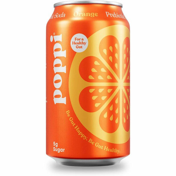 Poppi Prebiotic Soda, Ready-to-Drink, 12 fl oz (355 mL), 12/Carton (POI50003) Case of 12