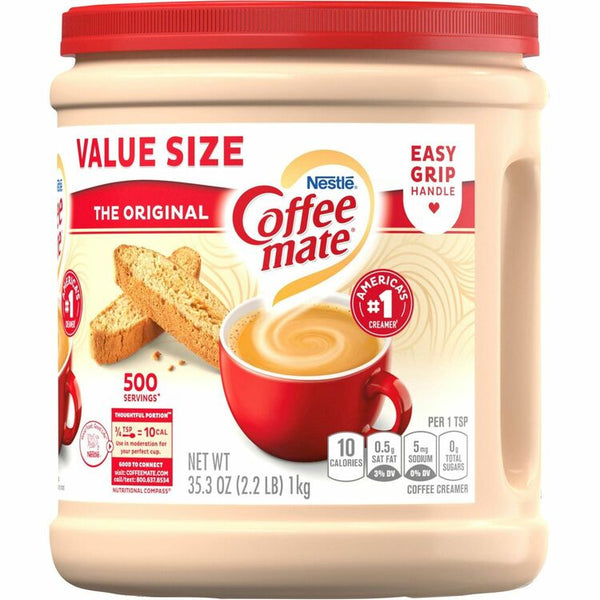 Coffee mate Original Creamer, Original Flavor, 2.21 lb (35.30 oz), 1EachCanister, 500 Serving (NES30302) Each