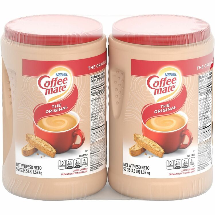 Coffee mate Original Creamer, Original Flavor, 3.50 lb (56 oz), 2/Pack (NES87695) Pack of 2