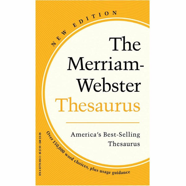 Merriam-Webster Paperback Thesaurus Printed Book, 150000 Pages, Book (MER0983) Each