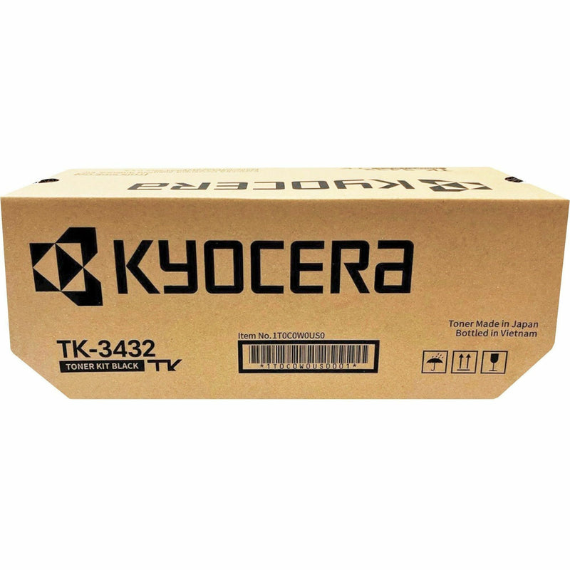 Kyocera TK-3432 Original Laser Toner Cartridge, Black, 25000 Pages (KYOTK3432) Each