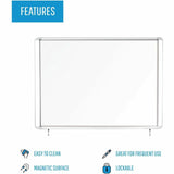 MasterVision Water-Resistant Enclosed Dry-Erase Board, 30" (2.5 ft) Width x 26.5" (2.2 ft) Height (BVCVT340609760) Each