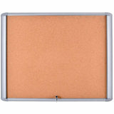 MasterVision Water-Resistant Enclosed Corkboard, 30" Board Height x 26.50" Board Width x 0.70" Board Depth (BVCVT340601760) Each