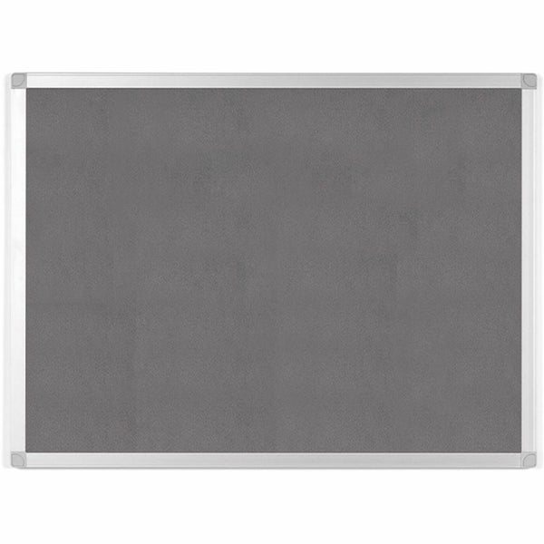 MasterVision Ayda Fabric Bulletin Board, Aluminum Frame, 18" Height x 24" Width (BVCFA02429214) Each