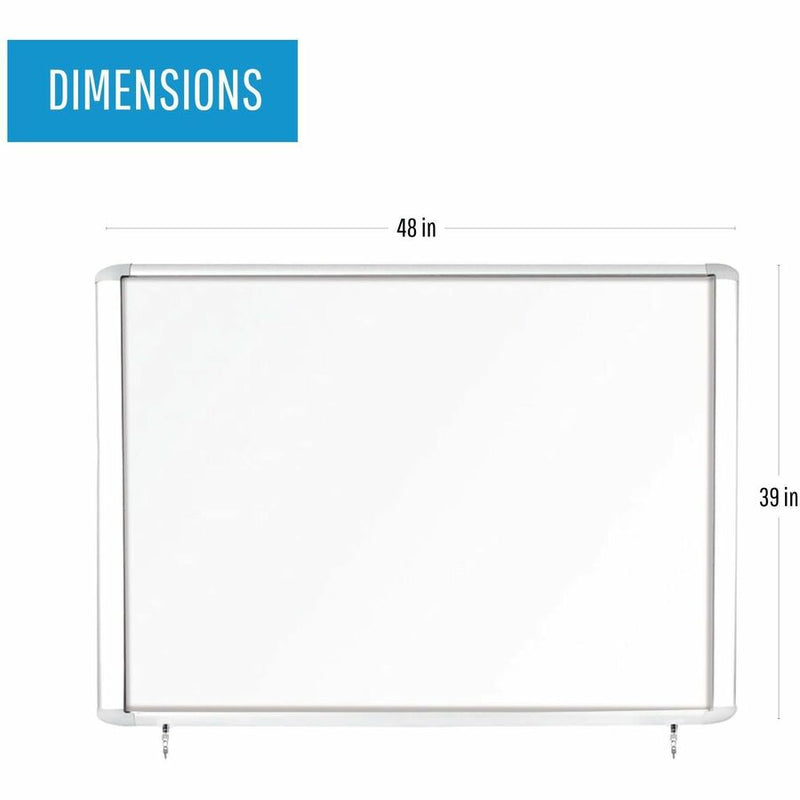 MasterVision Water-Resistant Enclosed Dry-Erase Board, 40" (3.3 ft) Width x 38.3" (3.2 ft) Height (BVCVT380609760) Each