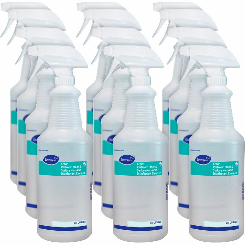 Diversey Empty Spray Bottle for Cleaner, 12/Carton, Clear (DVOD03905CT) Case of 12