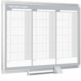 MasterVision Magnetic Dry Erase Calendar Board, 36 x 24, Silver Aluminum Frame (BVCGA03204830) Each