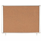 MasterVision Water-Resistant Enclosed Corkboard, 47" Board Height x 38.30" Board Width x 0.70" Board Depth (BVCVT380601760) Each