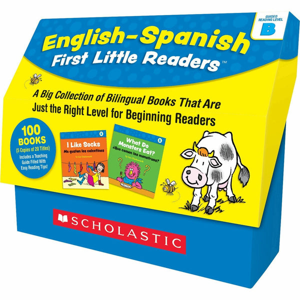 Scholastic First Little Readers Book Set Printed Book by Liza Charlesworth, Book, Grade Preschool-2, English, Spanish, Level B,100 Books (SHS1338668048) 1 Box