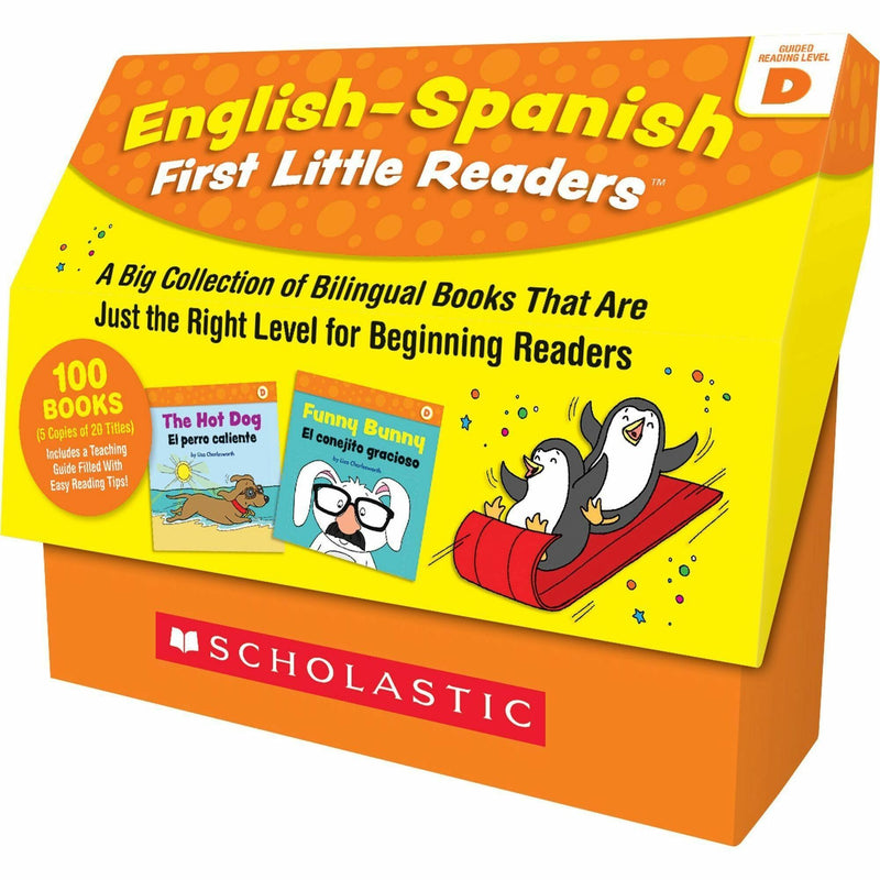 Scholastic First Little Readers Book Set Printed Book by Liza Charlesworth, Book, Grade Preschool-2, English, Spanish, Level D,100 Books (SHS1338668064) 1 Box