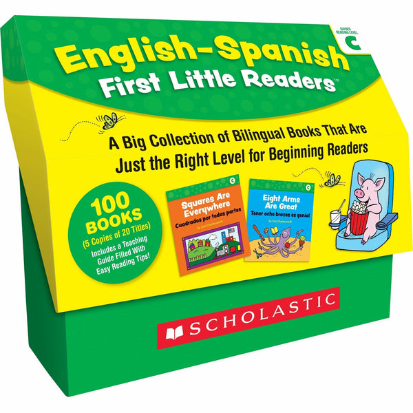 Scholastic First Little Readers Book Set Printed Book by Liza Charlesworth, Book, Grade Preschool-2, English, Spanish, Level C,100 Books (SHS1338668056) 1 Box