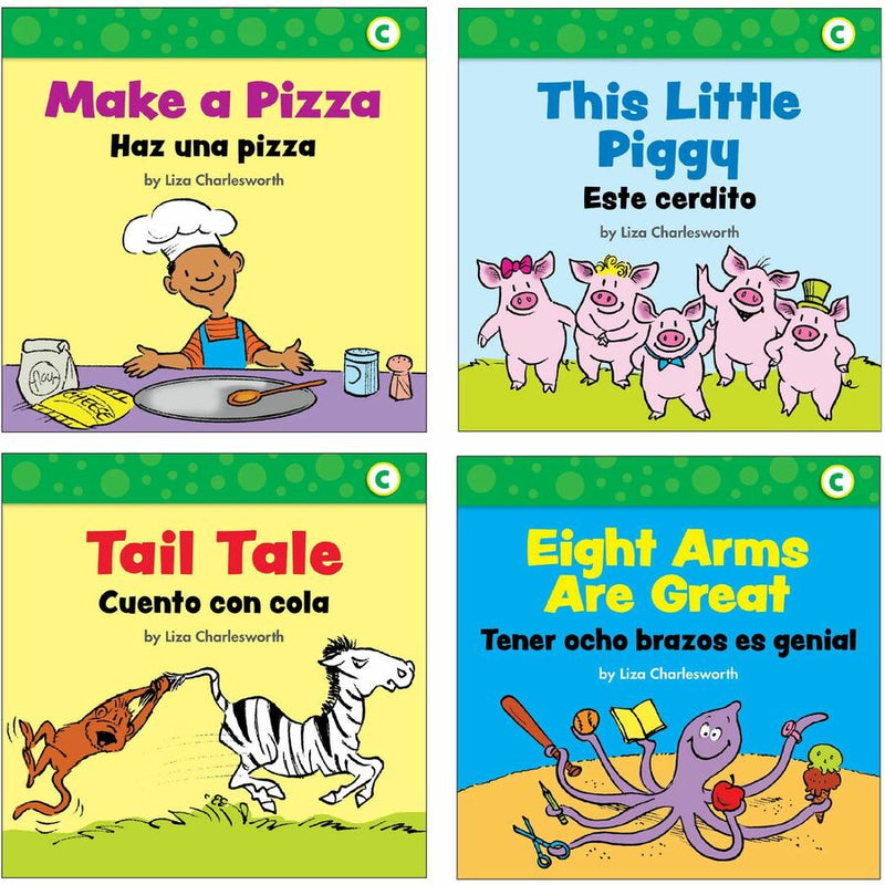 Scholastic First Little Readers Book Set Printed Book by Liza Charlesworth, Book, Grade Preschool-2, English, Spanish, Level C,100 Books (SHS1338668056) 1 Box