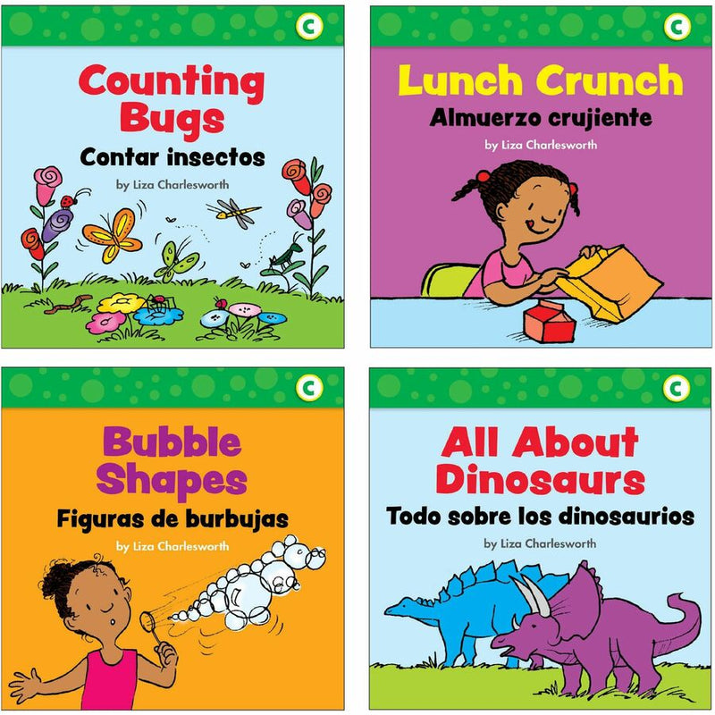 Scholastic First Little Readers Book Set Printed Book by Liza Charlesworth, Book, Grade Preschool-2, English, Spanish, Level C,100 Books (SHS1338668056) 1 Box