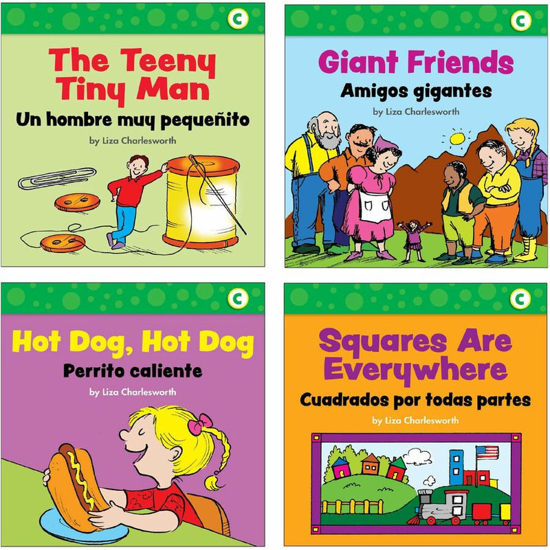 Scholastic First Little Readers Book Set Printed Book by Liza Charlesworth, Book, Grade Preschool-2, English, Spanish, Level C,100 Books (SHS1338668056) 1 Box