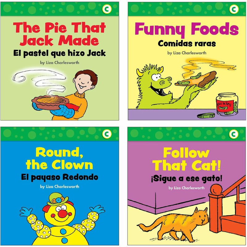 Scholastic First Little Readers Book Set Printed Book by Liza Charlesworth, Book, Grade Preschool-2, English, Spanish, Level C,100 Books (SHS1338668056) 1 Box