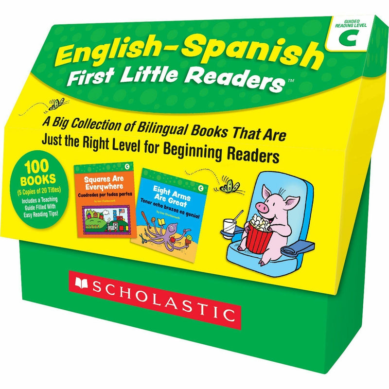 Scholastic First Little Readers Book Set Printed Book by Liza Charlesworth, Book, Grade Preschool-2, English, Spanish, Level C,100 Books (SHS1338668056) 1 Box