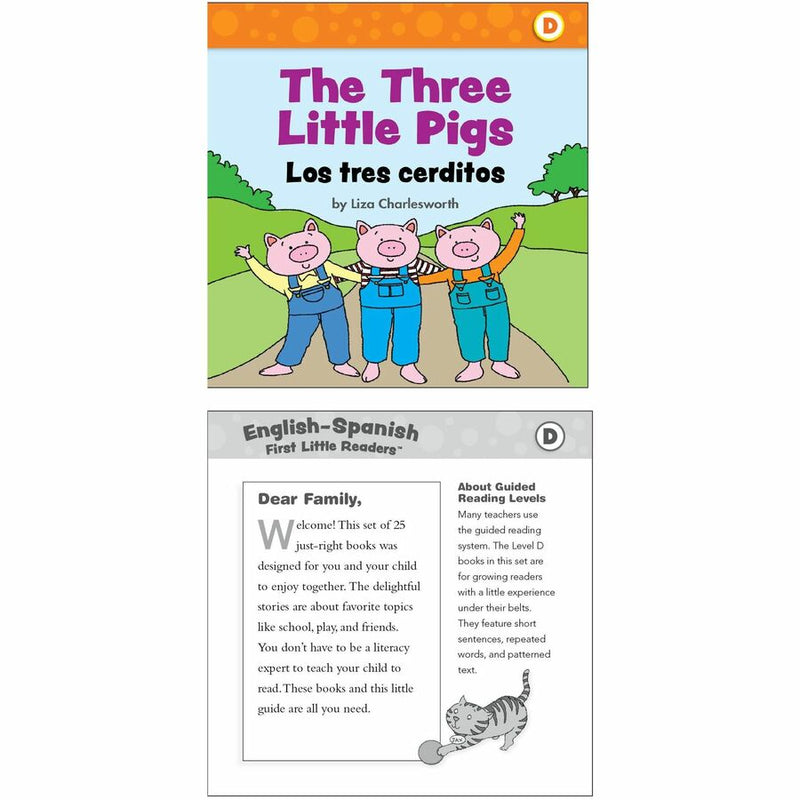 Scholastic First Little Readers Book Set Printed Book by Liza Charlesworth, Book, Grade Preschool-2, English, Spanish, Level D (SHS1338662104) 1 Box