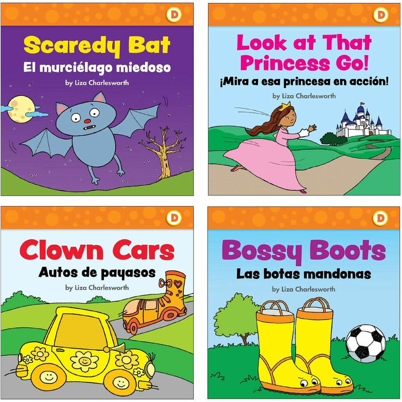 Scholastic First Little Readers Book Set Printed Book by Liza Charlesworth, Book, Grade Preschool-2, English, Spanish, Level D (SHS1338662104) 1 Box