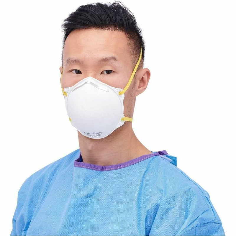 Medline Cone-Style N95 Surgical Respirator Masks, 20/Box, 12/Carton (MIINON24506AZCT) Case of 12