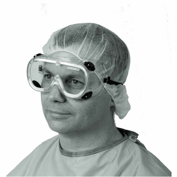 Medline Standard Fluid-Protection Lab Goggles, 36/Carton (MIINON24776CT) Case of 36