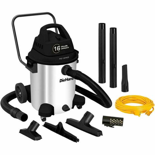 DieHard 16-Gallon 6.5 HP Pro Series Wet/Dry Vacuum (ESMDH7000701) Each