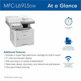 Brother MFC-L6915DW Wireless Laser Multifunction Printer (BRTMFCL6915DW) Each