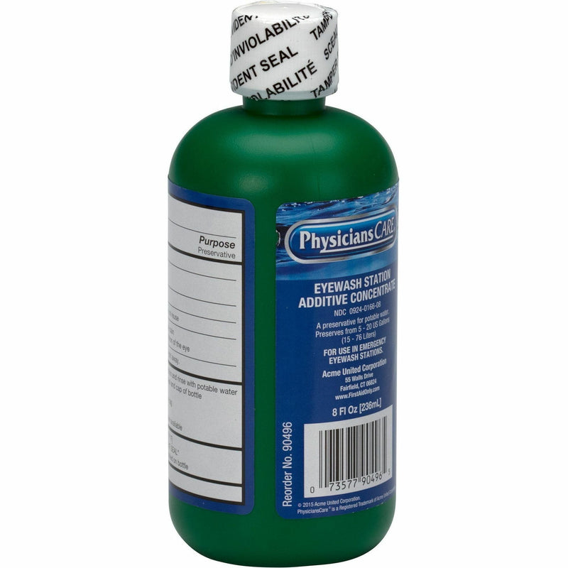 First Aid Only Eyewash Additive Concentrate, 8 fl oz (FAO90496) Each