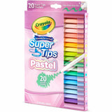 Crayola SuperTips Washable Markers, 20/Pack (CYO587516) Pack of 20