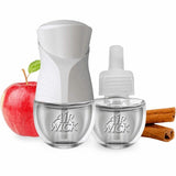 Air Wick Apple Scented Oil, Oil, 0.6 fl oz (0 quart), Apple Cinnamon Medley, 60 Day, 2/Pack, 6/Carton, Long Lasting (RAC95499CT) Case of 6