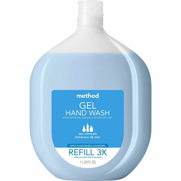 Method Sea Minerals Gel Hand Wash Refill, Sea Mineral Scent, 6/Carton (MTH327773CT) Case of 6