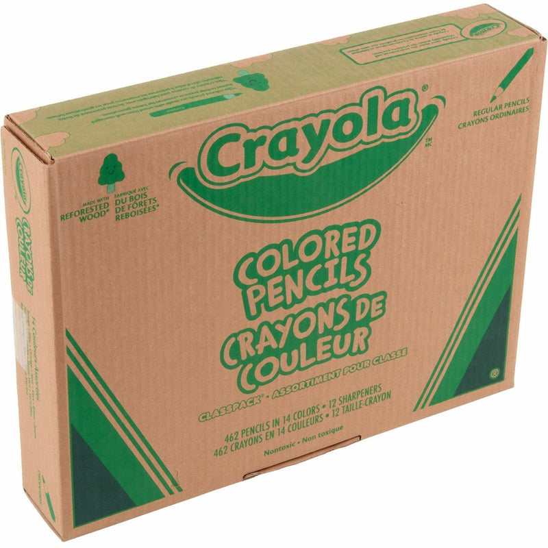 Crayola 462-Piece Class Pack Colored Pencils, 462/Pack (CYO687509) Pack of 462